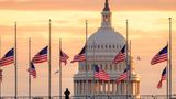 Trump slams Democrats for celebrating flags flying at half-staff during inauguration