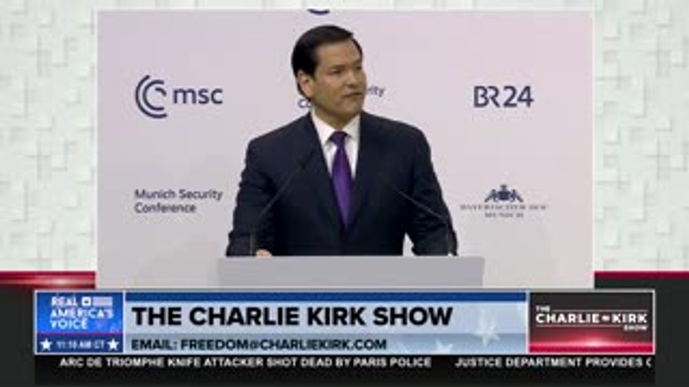 SEC. RUBIO RECEIVES STANDING OVATION IN EUROPE OVER WEEKEND