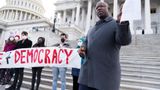 NY Democrat Rep. Bowman arrested in front of the Capitol in election reform protest
