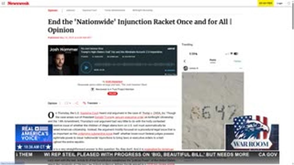 "DONALD TRUMP IS FACING A JUDICIAL INSURRECTION", NO PRESIDENT HAS EVER FACED