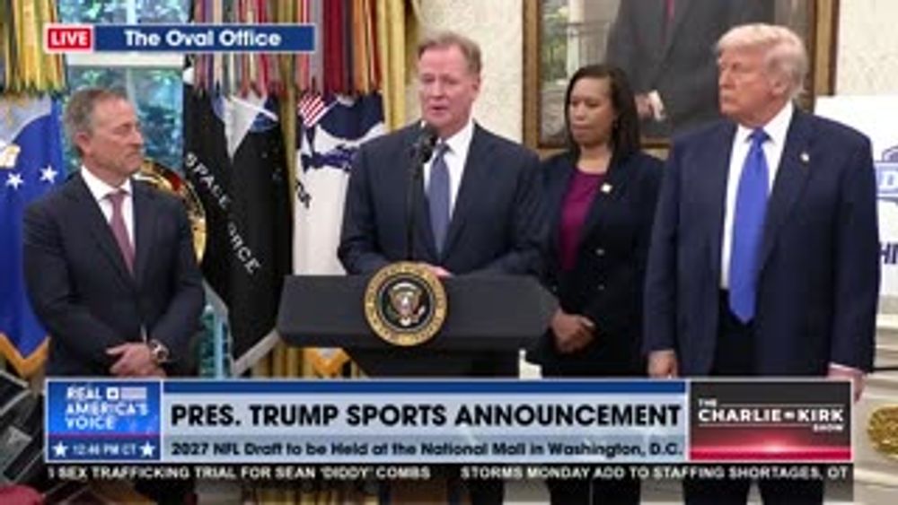 NFL COMMISSIONER THANKS PRESIDENT TRUMP