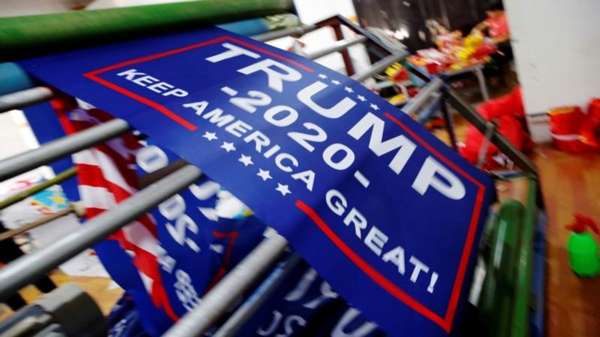 Trump Re-Election Flags Ordered Early, May Avoid Tariffs on China