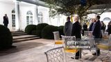 Trump hosts first event in newly-designed Rose Garden at White House