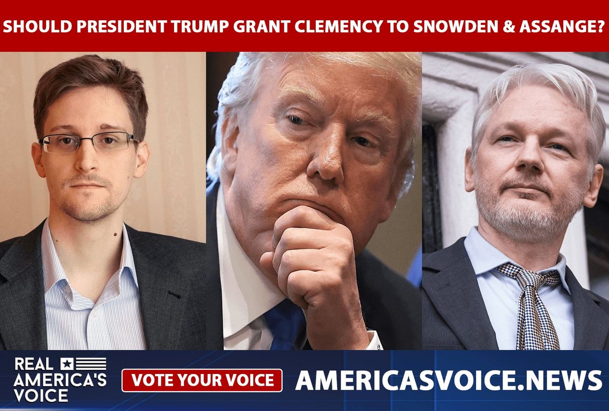 Should President Trump grant clemency to Edward Snowden and Julian Assange?