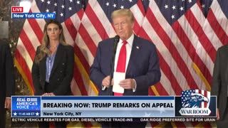 Pres. Trump Talk Unfair Lawfare