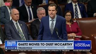 Gaetz: McCarthy Hasn't Delivered on Promises