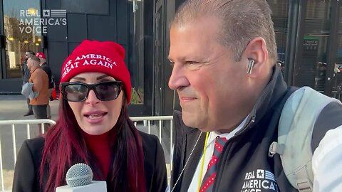 RAV's Dave Zere on the ground with Laura Loomer