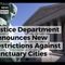 Justice Department Announces New Restrictions Against Sanctuary Cities