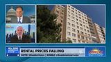 RENTAL PRICES FALLING