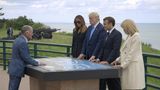 First Lady Melania Trump Attends 75th Anniversary Ceremony of D-Day