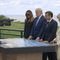 First Lady Melania Trump Attends 75th Anniversary Ceremony of D-Day
