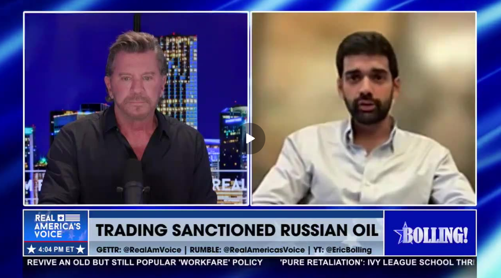 ILLEGALLY TRADING SANCTIONED RUSSIAN OIL