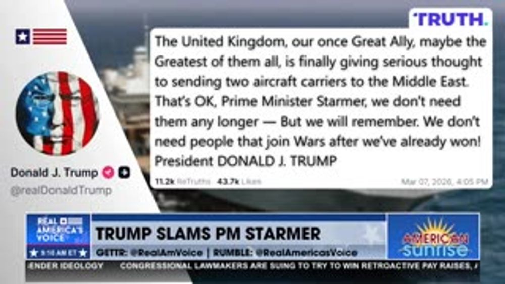 TRUMP TO U.K.: TOO LATE