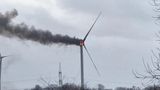 ‘Wind turbine’s on fire again’: Farmers in Iowa say they can’t get company to clean up blade debris