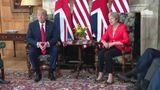 President Trump Participates in a Bilateral Meeting with the Prime Minister of the United Kingdom