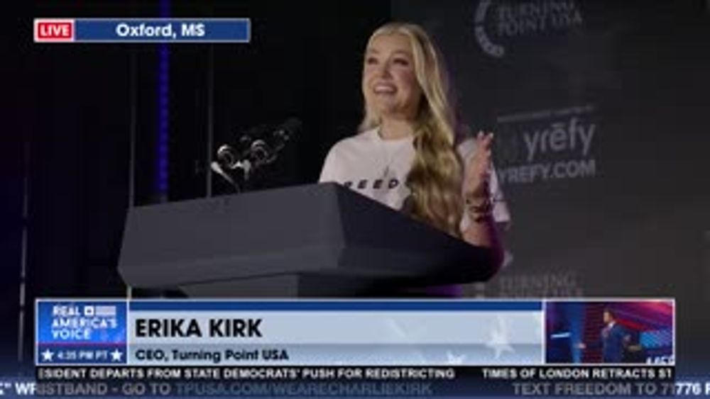 ERIKA KIRK TAKES THE STAGE AT OLE MISS!