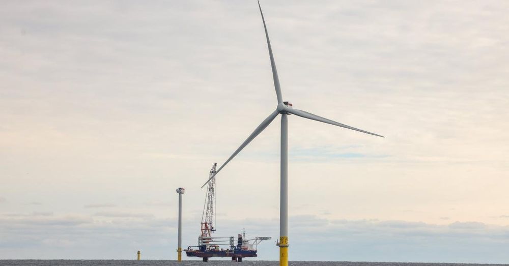 Massive offshore wind project that was to be operational in 2023 gets a single turbine running
