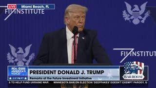 THE PRESIDENT DELIVERS REMARKS AT THE FUTURE INVESTMENT INITIATIVE