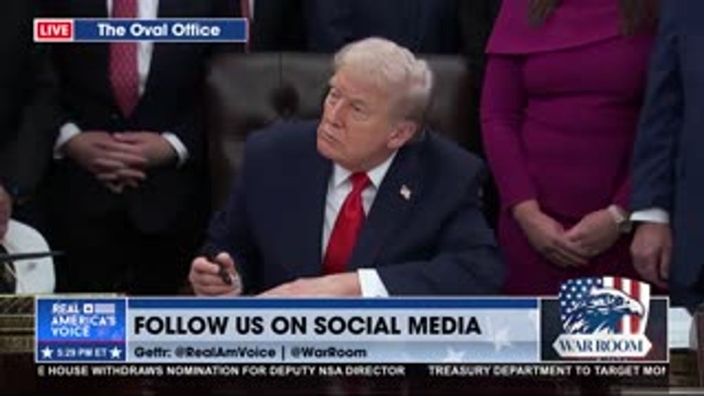 PRESIDENT TRUMP SIGNS “THE MIRACLE ON ICE BILL”