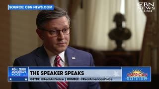 House Speaker Mike Johnson: 'The border is a catastrophe and it was done by design.'