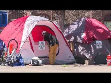 100s Of Homeless Tents In Denver Colorado Buckets Of Feces URINE Stench Community Outraged