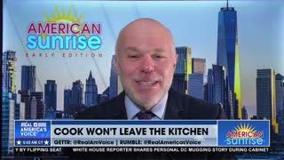 COOK WON'T LEAVE THE KITCHEN