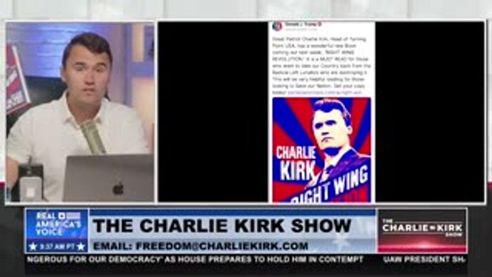 Charlie Kirk releases Trump endorsed "Right Wing Revolution"
