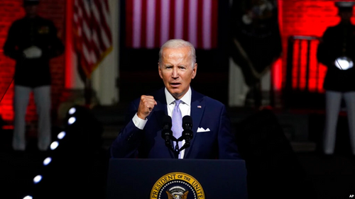 Biden Calls Out Threat to Democracy, Urges Americans to 'Stand Up for It’