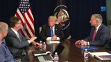 President Trump Participates in a Briefing on Hurricane Recovery Efforts