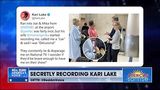 MORNING JOE TRIES TO SECRETLY RECORD KARI LAKE CONVO AT AIRPORT