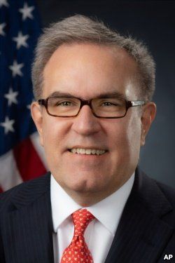 FILE - Andrew Wheeler, currently the No. 2 official at EPA, will take over as acting administrator on July 9, 2018.