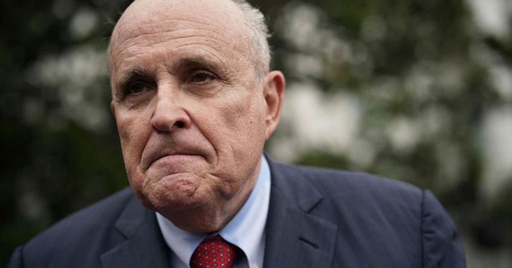 Giuliani remains in hospital for pneumonia but out of intensive care