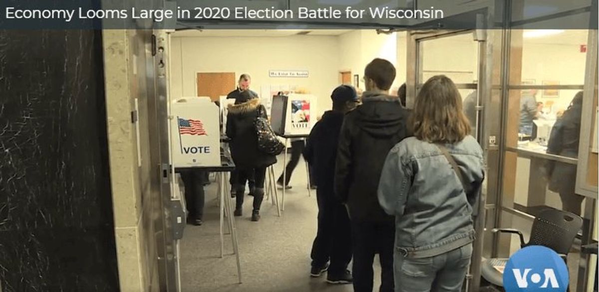 Economy Looms Large in 2020 Election Battle for Wisconsin