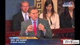 DeMint bids farewell to the Senate: ‘I’m not leaving here to be an advocate of the Republican Pa