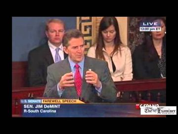 DeMint bids farewell to the Senate: ‘I’m not leaving here to be an advocate of the Republican Pa