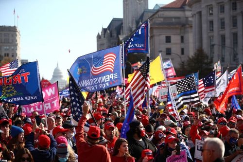Pro-Trump Protesters Rally in Washington