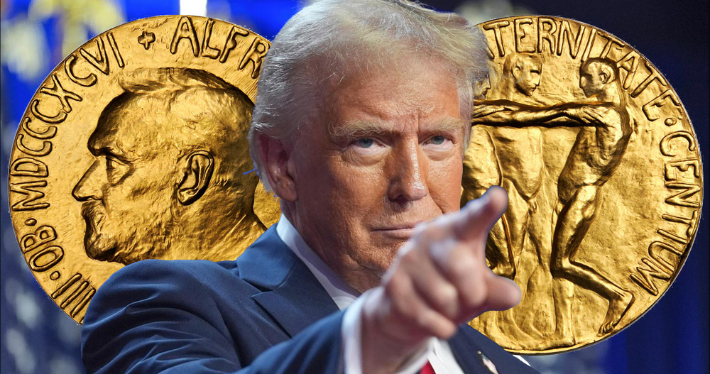 TRUMP DESERVES NOBEL PRIZE AS WORLD’S CHAMPION PEACEMAKER   