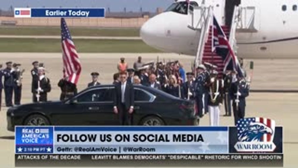 KING CHARLES AND QUEEN CAMILLA WERE WELCOMED AT ANDREWS AIR FORCE BASE