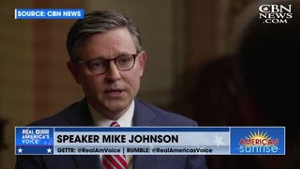 House Speaker Mike Johnson Responds to Rep. MTG's Motion to Vacate