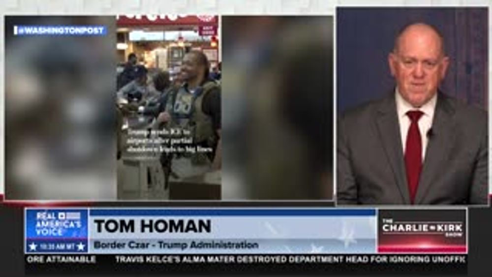 HOMAN: ICE AT AIRPORTS HAS TWO MISSIONS