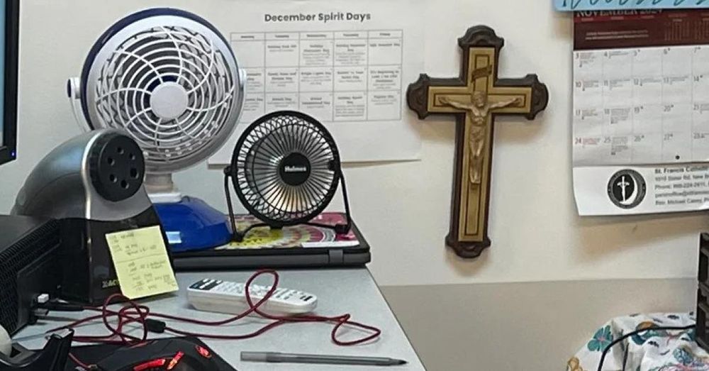'Purge anything religious': Judge upholds punishment of Catholic teacher for crucifix near desk
