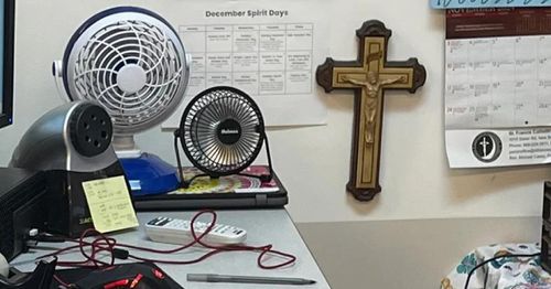 'Purge anything religious': Judge upholds punishment of Catholic teacher for crucifix near desk