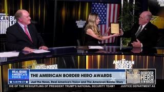 TOM HOMAN IS THE FIRST RECIPIENT OF THE AMERICAN BORDER HERO AWARD