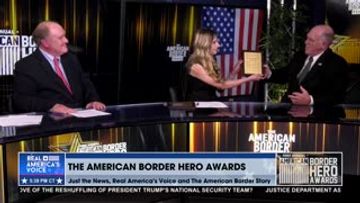 TOM HOMAN IS THE FIRST RECIPIENT OF THE AMERICAN BORDER HERO AWARD