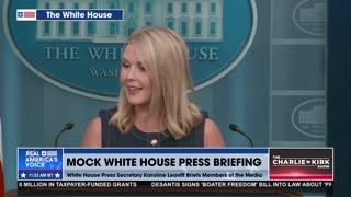 DOES PRESIDENT TRUMP LIKE HUGS? - KIDS TAKE OVER THE PRESS BRIEF