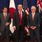 President Trump Participates in a Trilateral Meeting with PM Turnbull and PM Abe