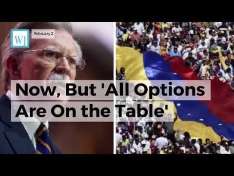 John Bolton: Military Intervention Not Needed in Venezuela Now, But ‘All Options Are On the Table’