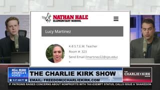VIDEO: ELEMENTARY TEACHER GESTURES ACT OF VIOLENCE FROM KIRK ASSASSINATION