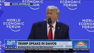 POTUS TAKES THE STAGE IN DAVOS