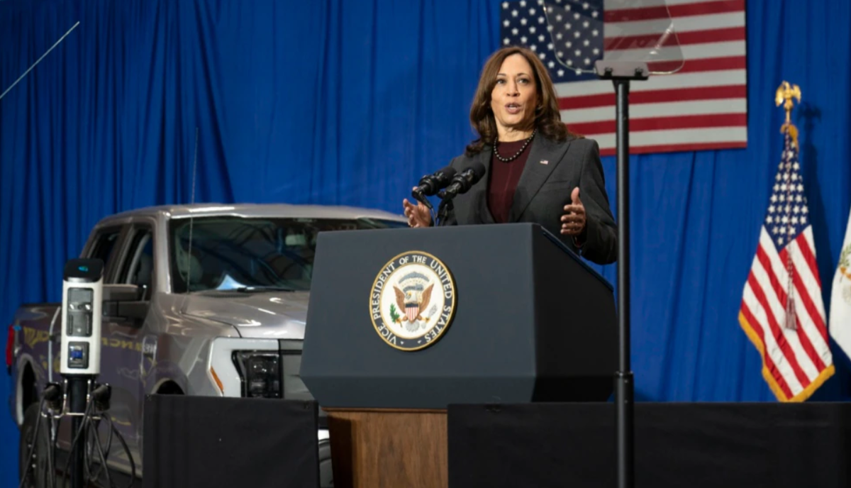 VP Harris Unveils Biden Administration Electric Car Charging Plan
